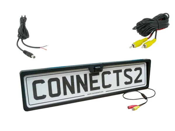 Hovedbilde CONNECTS2 skiltplate med ryggekamera PAL