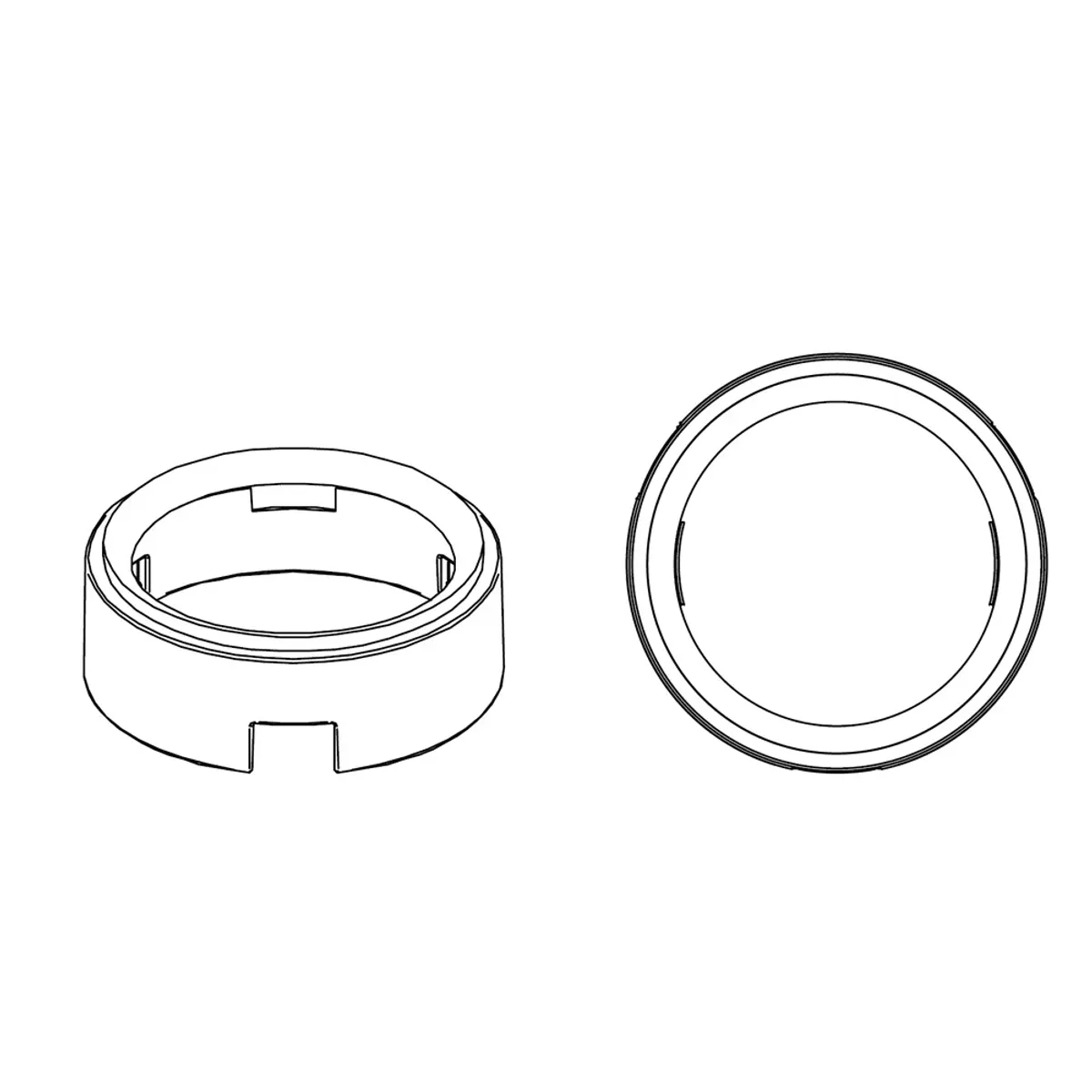 Helix Compose adapterringer for diskant til Porsche/Ferrari/MB