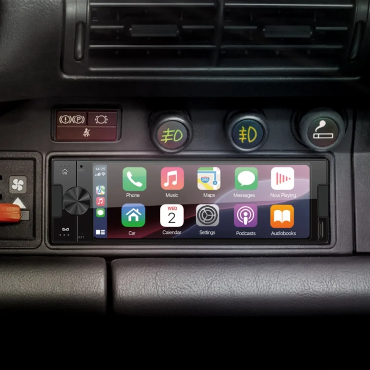 Ampire CPR60 DAB+ hovedenhet 6,38'' skjerm, Carplay/Android Auto