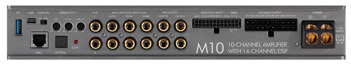 Musway 10-kanals DSP-forsterker