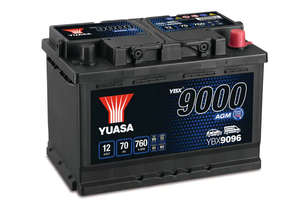 Hovedbilde Yuasa YBX9096 (12V 70Ah 760A)
